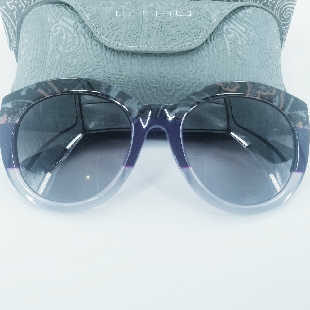 Etro Paisley Violet Cat Eye Sunglasses